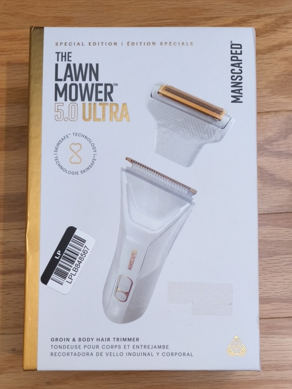 Manscaped The Lawn Mower 5.0 Ultra Groin & Body Trimmer White NWT-Sealed
